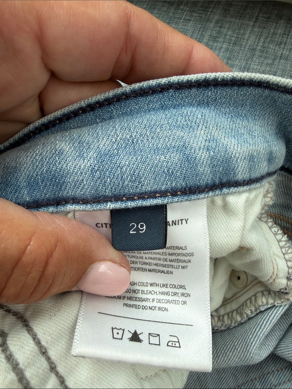 Citizens Of Humanity Light Blue Denim Jeans